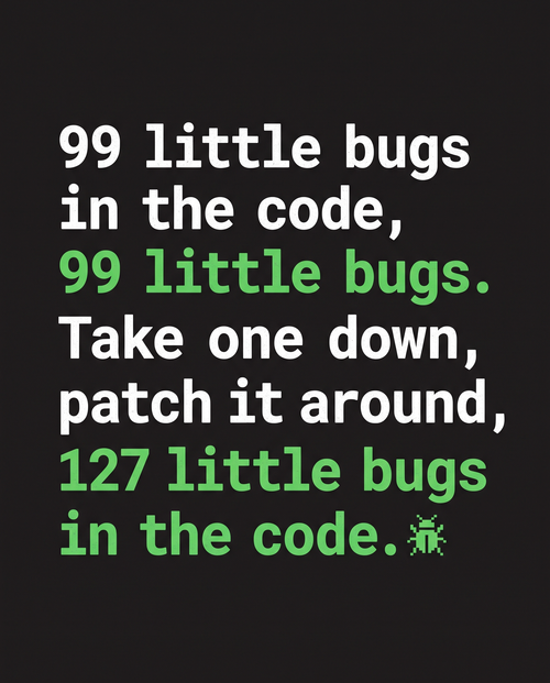 99 little bugs in the code hoodie design